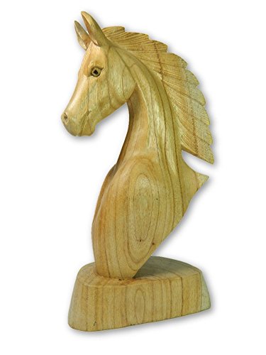Wooden Horse Carving - Horse Head 30cm